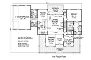 Farmhouse Style House Plan - 5 Beds 4 Baths 3266 Sq/Ft Plan #513-2209 