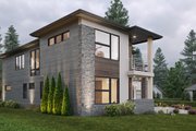 Contemporary Style House Plan - 4 Beds 3.5 Baths 3931 Sq/Ft Plan #1066-236 