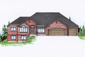 Traditional Exterior - Front Elevation Plan #5-263