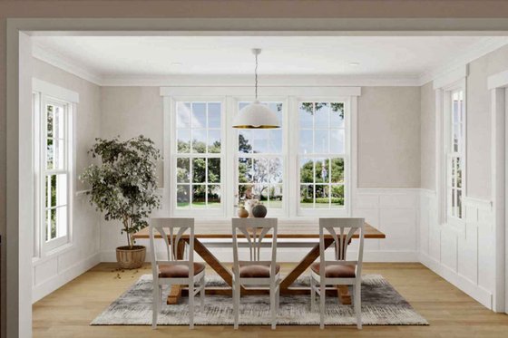 Interior - Dining Room for Tudor House Plan #1079-3 - 4 bed, 3 bath