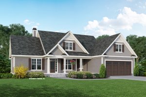 Dream House Plan - Craftsman Exterior - Front Elevation Plan #929-1125