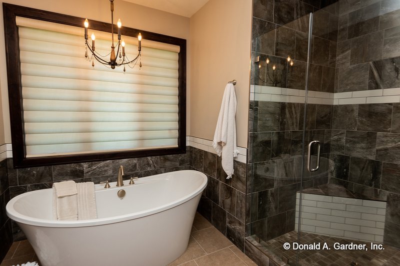 Architectural House Design - Interior - Master Bathroom for Craftsman House Plan #929-999 - 3 bed, 2 bath
