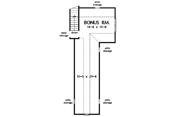 Floor Plan - Other Floor for Traditional House Plan #929-781 - 4 bed, 3 bath