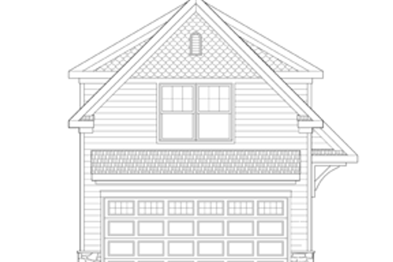 Craftsman Style House Plan - 1 Beds 1 Baths 482 Sq/Ft Plan #1029-66 ...