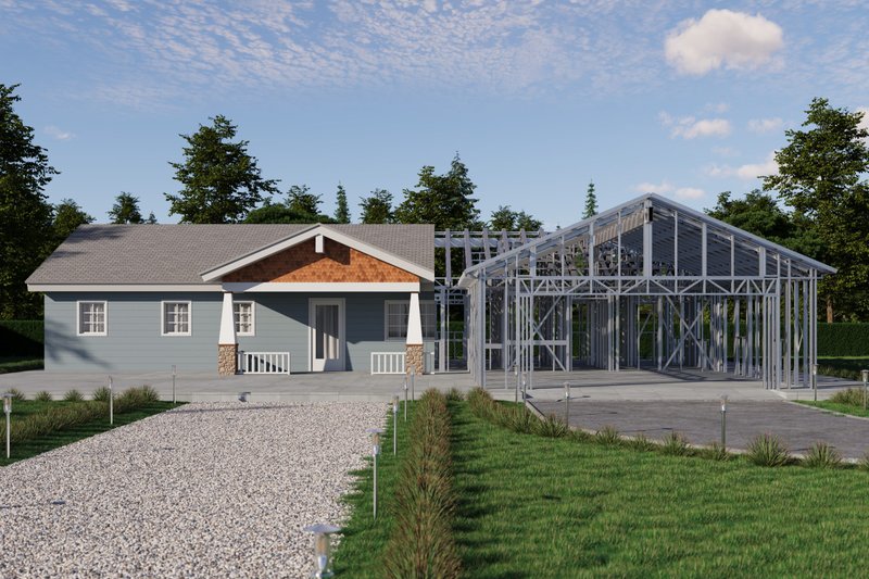 House Design - Exterior - Front Elevation 6 for Craftsman House Plan #1106-180 - 3 bed, 2.5 bath
