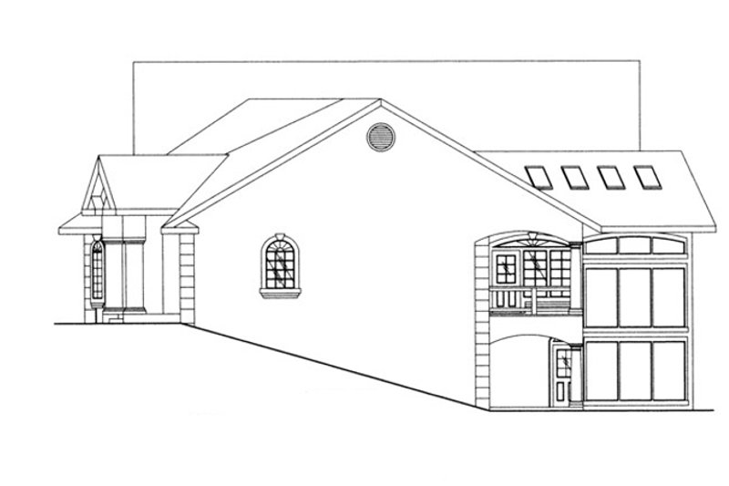 Home Plan - Exterior - Other Elevation for Traditional House Plan #117-831 - 3 bed, 3 bath
