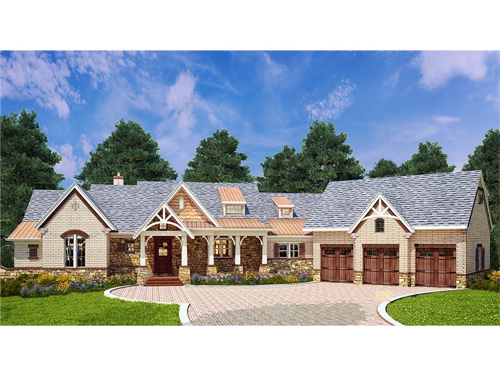  Craftsman  Style House  Plan  3  Beds 3  5 Baths  2531 Sq Ft 