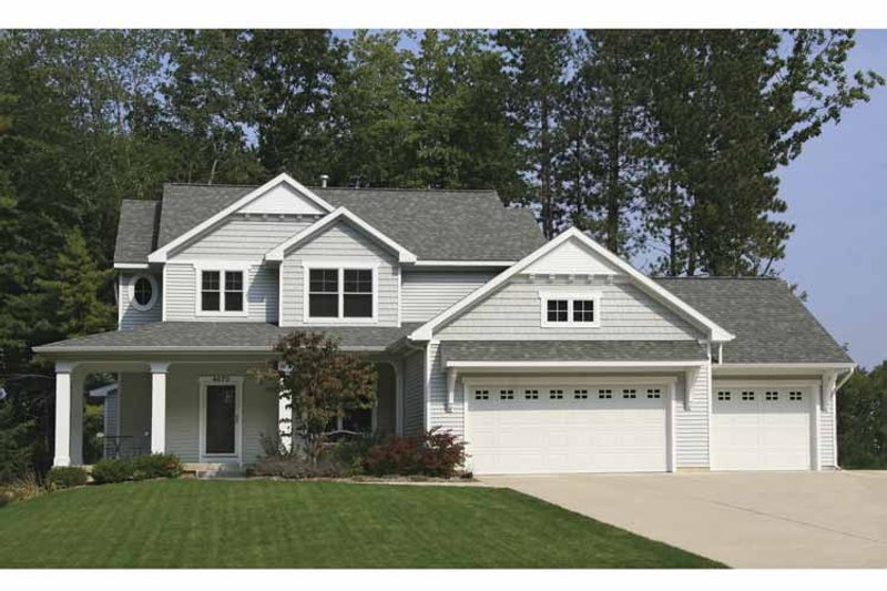 Home Plan - Exterior - Front Elevation 3 for Country House Plan #928-160 - 4 bed, 2.5 bath