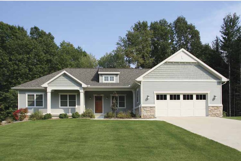Home Plan - Exterior - Front Elevation 3 for Craftsman House Plan #928-135 - 2 bed, 2.5 bath
