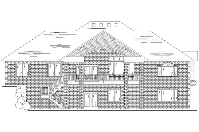 Home Plan - Exterior - Rear Elevation for Traditional House Plan #945-93 - 2 bed, 2 bath