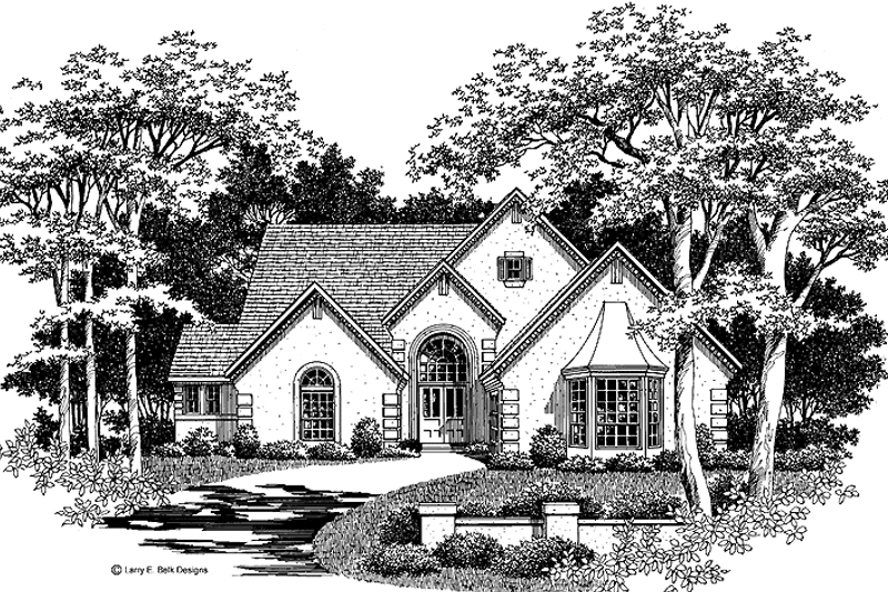 Dream House Plan - Exterior - Front Elevation 3 for Country House Plan #952-22 - 4 bed, 4 bath
