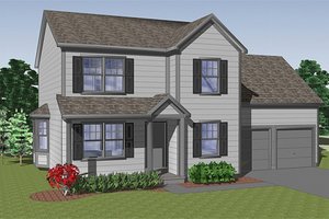 Farmhouse Exterior - Front Elevation Plan #459-5