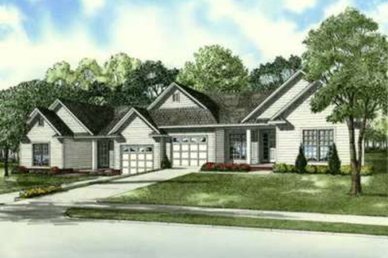 Architectural House Design - Southern Exterior - Front Elevation Plan #17-2163