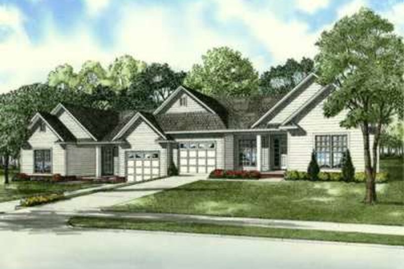 Southern Style House Plan - 4 Beds 4 Baths 2440 Sq/Ft Plan #17-2163