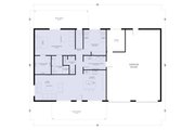 Barndominium Style House Plan - 2 Beds 2 Baths 1735 Sq/Ft Plan #1107-20 