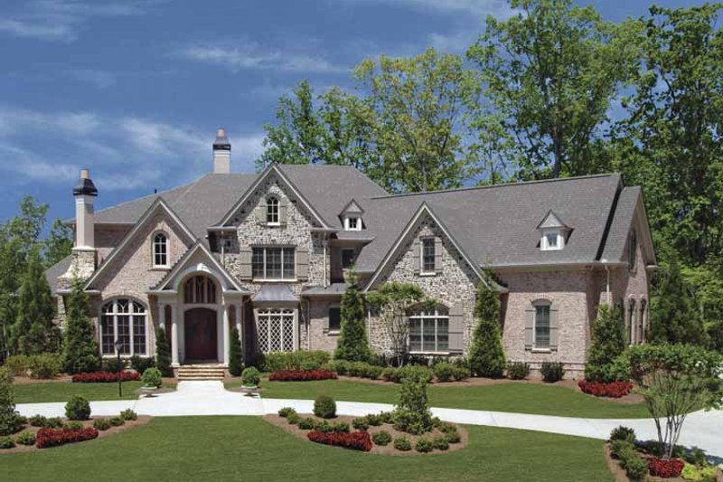 Home Plan - Exterior - Front Elevation 3 for Country House Plan #54-301 - 4 bed, 4.5 bath