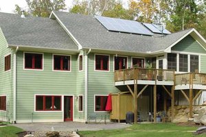 Architectural House Design - Ranch Exterior - Rear Elevation Plan #939-13