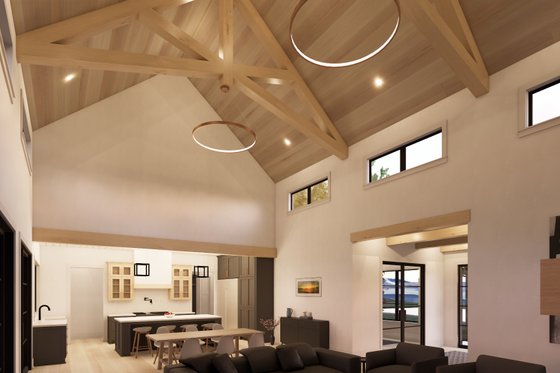 Interior - Family Room for Farmhouse House Plan #1096-40 - 4 bed, 4.5 bath