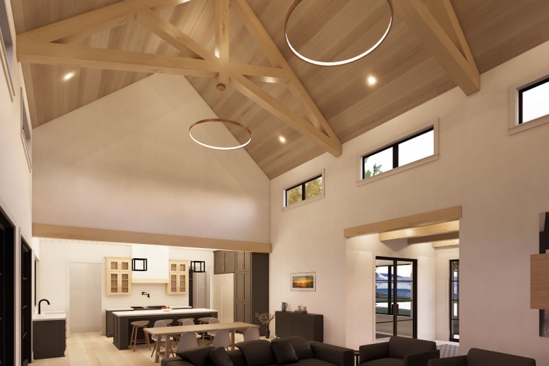 Dream House Plan - Interior - Family Room for Farmhouse House Plan #1096-40 - 4 bed, 4.5 bath