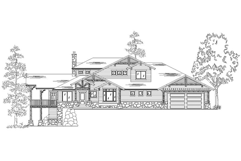 Dream House Plan - Exterior - Front Elevation 3 for Craftsman House Plan #945-114 - 2 bed, 2 bath