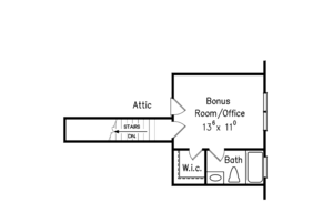 Floor Plan - Other Floor 1 for Country House Plan #927-281 - 3 bed, 2 bath