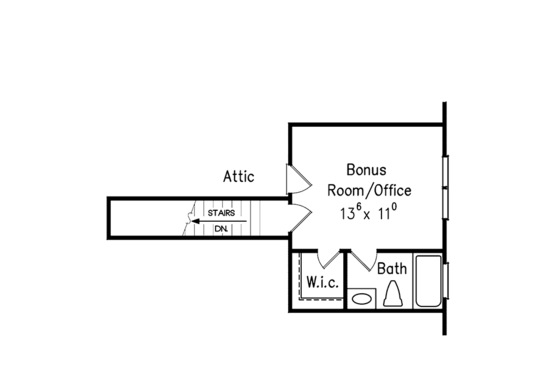 Floor Plan - Other Floor 1 for Country House Plan #927-281 - 3 bed, 2 bath