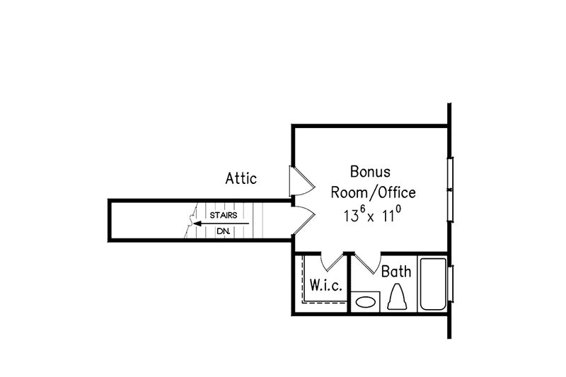 Home Plan - Floor Plan - Other Floor 1 for Country House Plan #927-281 - 3 bed, 2 bath
