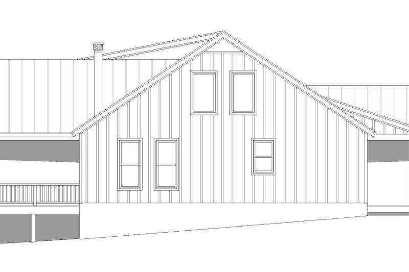 House Blueprint - Exterior - Other Elevation 1 for Cottage House Plan #932-318 - 3 bed, 3 bath