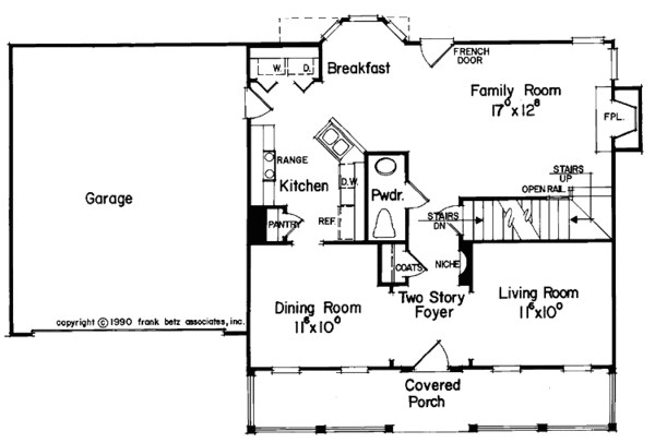 House Design - Classical Floor Plan - Main Floor Plan #927-47