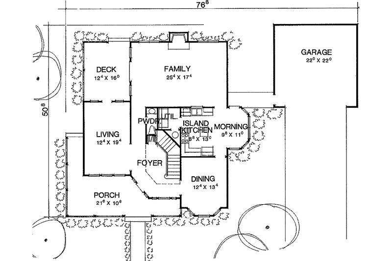 Dream House Plan - Floor Plan - Main Floor for Victorian House Plan #472-174 - 4 bed, 3.5 bath