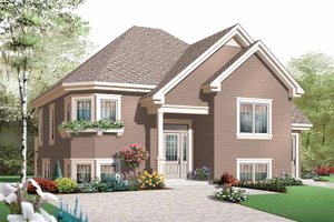Contemporary Exterior - Front Elevation Plan #23-2438