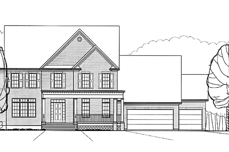 Home Plan - Country Exterior - Front Elevation Plan #978-21