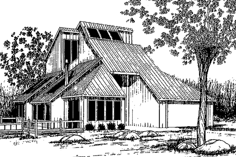 House Plan Design - Contemporary Exterior - Front Elevation Plan #60-776
