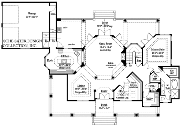 House Blueprint - Country Floor Plan - Main Floor Plan #930-239