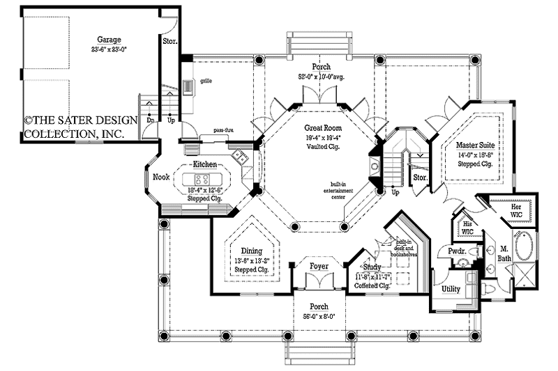 Dream House Plan - Floor Plan - Main Floor for Country House Plan #930-239 - 3 bed, 3.5 bath