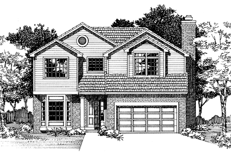 Architectural House Design - Traditional Exterior - Front Elevation Plan #72-930