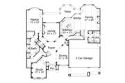 Mediterranean Style House Plan - 5 Beds 4.5 Baths 5124 Sq/Ft Plan #411-167 