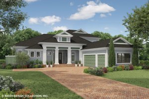 Country Exterior - Front Elevation Plan #930-474