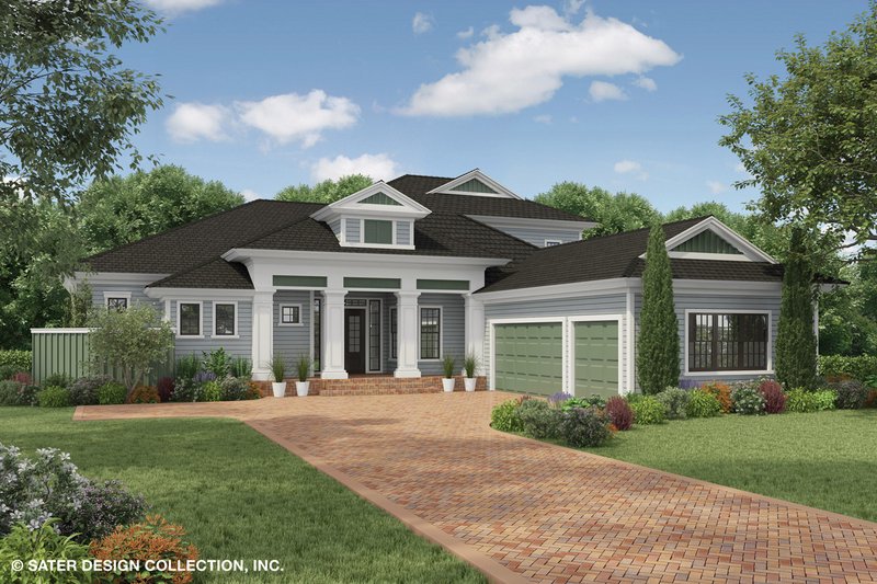 Home Plan - Country Exterior - Front Elevation Plan #930-474