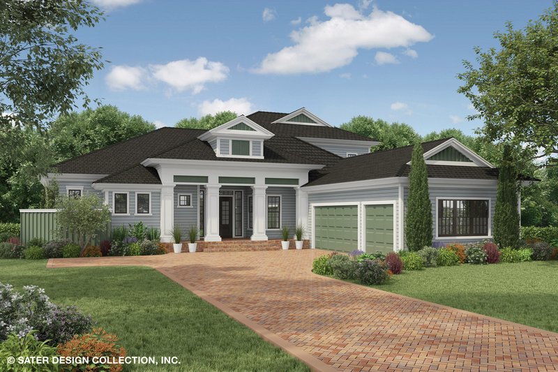 Dream House Plan - Country Exterior - Front Elevation Plan #930-474