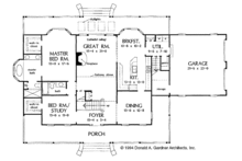 Dream House Plan - Country Floor Plan - Main Floor Plan #929-209