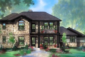 Farmhouse Exterior - Front Elevation Plan #935-19