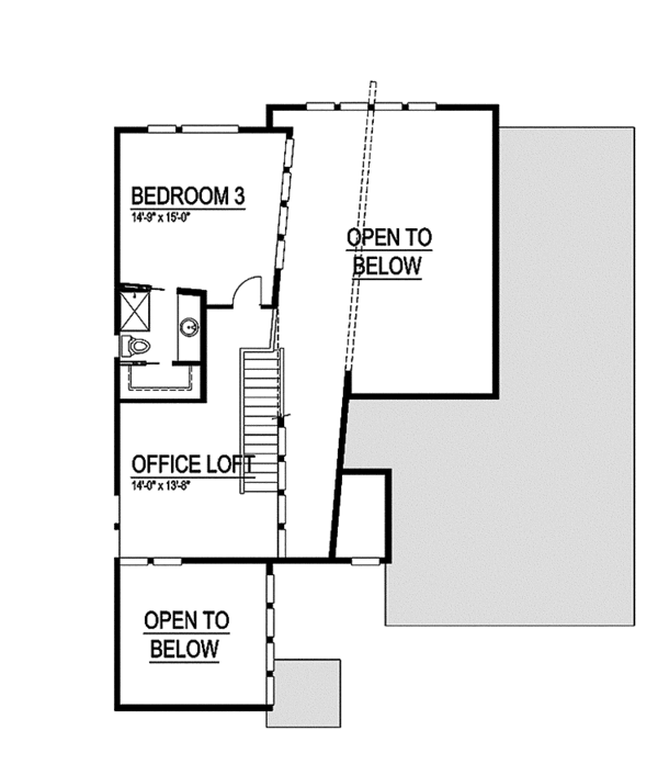 Architectural House Design - Floor Plan - Upper Floor Plan #569-19