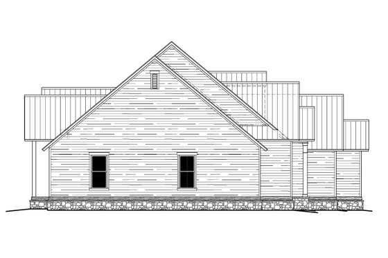 Exterior - Other Elevation for Farmhouse House Plan #1081-10 - 4 bed, 3 bath