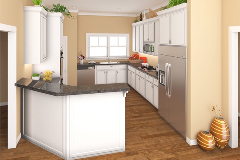 House Blueprint - Interior - Kitchen for Craftsman House Plan #21-309 - 4 bed, 2.5 bath