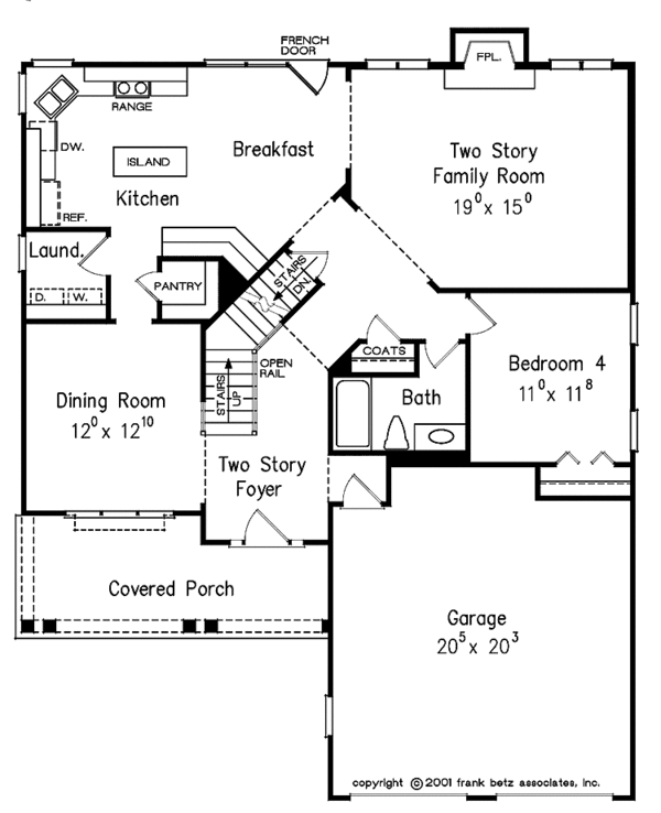 House Plan Design - Country Floor Plan - Main Floor Plan #927-647