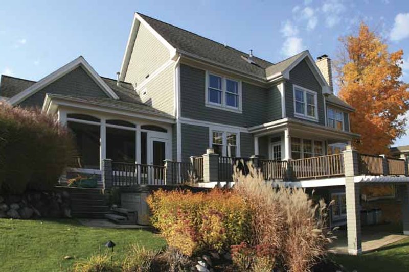 Home Plan - Exterior - Rear Elevation 2 for Craftsman House Plan #928-94 - 4 bed, 3.5 bath