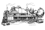 Country Style House Plan - 5 Beds 4 Baths 3929 Sq/Ft Plan #929-434 