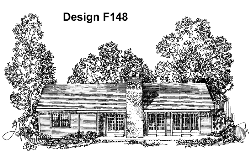 Dream House Plan - Exterior - Rear Elevation for Colonial House Plan #1016-42 - 3 bed, 2 bath