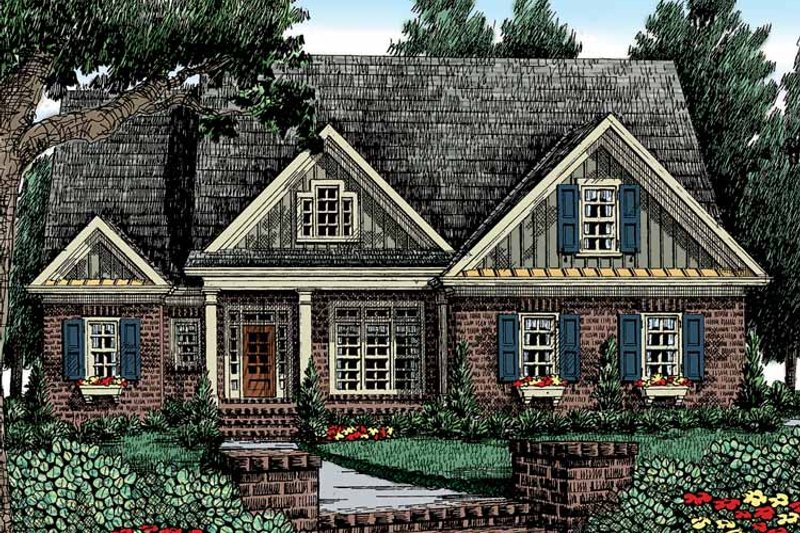 Dream House Plan - Exterior - Front Elevation 3 for Country House Plan #927-411 - 3 bed, 2.5 bath